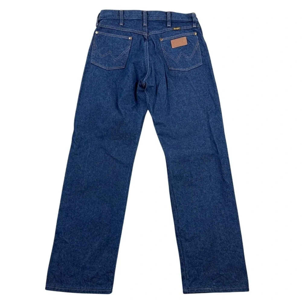 Wrangler Jeans Mens 34X30 Blue Denim Cowboy Cut Original Fit USA Made Vintage